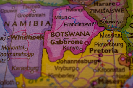 On The World Map-Geo Political Mapの写真素材