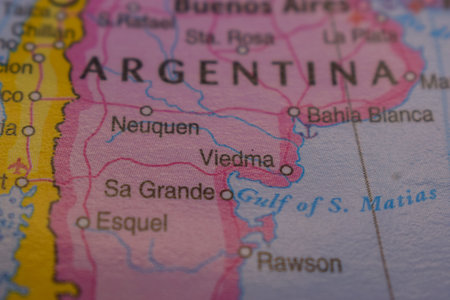 Viedma On The World Map-Geo Political Map