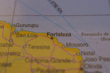 Fortaleza On The World Map-Geo Political Map