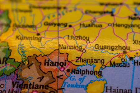 Hanoi On The World Map Colorful Geo Political Worl Map
