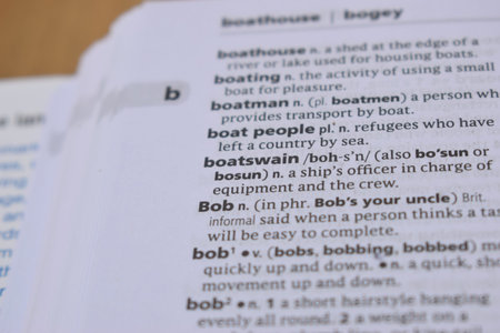 English Dictionary Definition Of Word -    Boatswain  Image