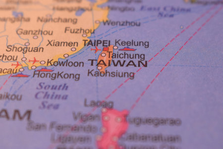 World Map of Taiwan With Neighboring Countries- Taiwan Political Map Image