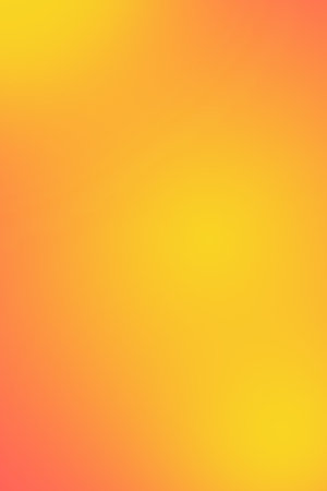 Light Yellow And Orange Gradient Background. Colorful Smooth Banner Template. Mesh Backdrop With...