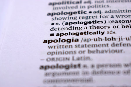 English Definition Dictionary Page Close Up Of Printed Word Of