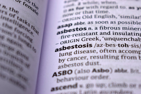 Close Up Of English Dictionary Page With Wordの写真素材