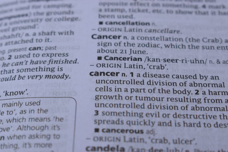 English Dictionary Page Print Close Up With The Word Meaning Of