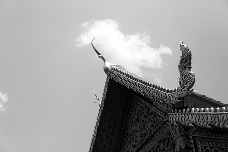 Wat Phrathat Doi Suthep in Chaingmai, Thailand The inner sanctuary is one of the classic sights of Chiang Maiの写真素材