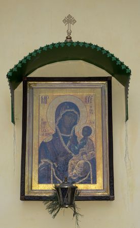 Interior of the Uspenskiy church, Astrakhan, Russiaの写真素材