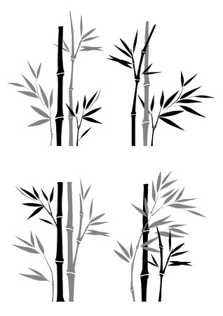 bamboo set のイラスト素材