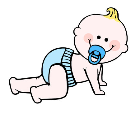 baby boyのイラスト素材