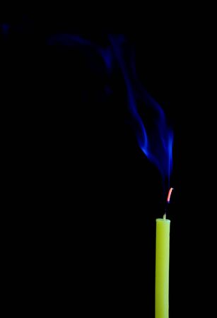 smoke of candleの写真素材