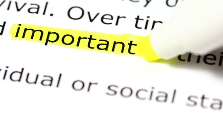 Importantの写真素材