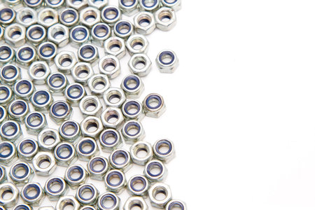 Background made with nutsの写真素材