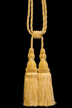 curtain tassel for interior decorationの写真素材