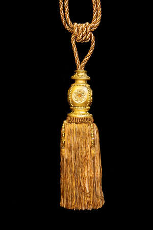 curtain tassel for interior decoration の写真素材
