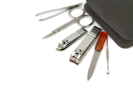 Tools of a manicure setの写真素材