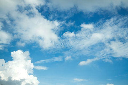 Blue sky with cloud