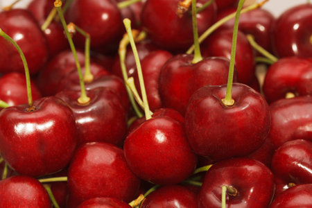sweet red cherry backgound