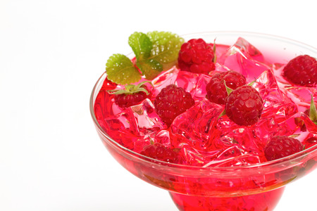 Rasberry juice drink with fresh rasberries ,Healthy fruity drinkの写真素材