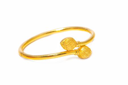 gold braceletの写真素材