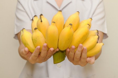 Fresh organic banana for healthy lifeの写真素材