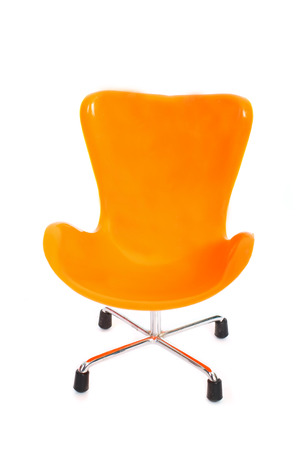 modern chair isolatedの写真素材