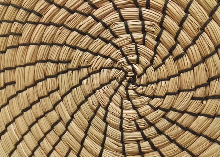 Pattern of weave matの写真素材