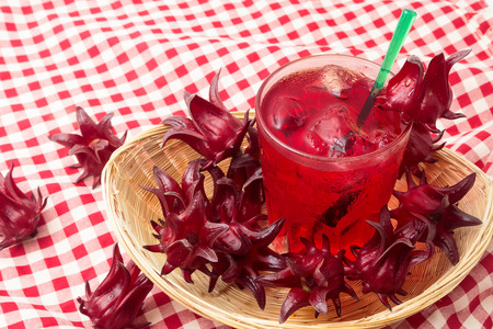 Roselle healthy food alternative medicine drinksの写真素材