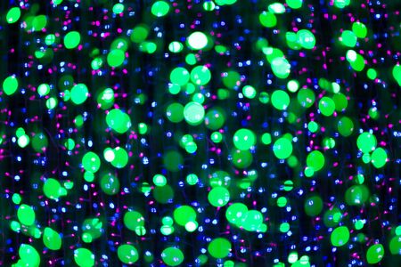 Out of focus lights during at the night Christmas and New Year,Abstract background.の写真素材