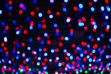 Out of focus lights during at the night Christmas and New Year,Abstract background.の写真素材