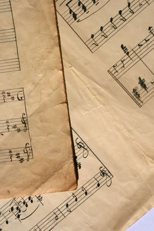 grunge music notes の写真素材