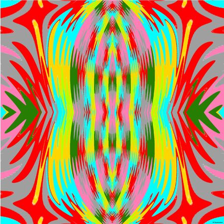 Abstract collage using curves and color to trigger imagination.の写真素材