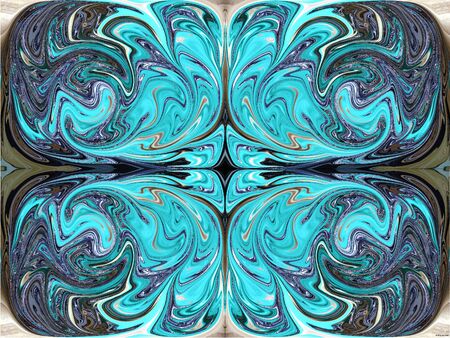 Abstract collage using color and shape acting on the imagination.の写真素材