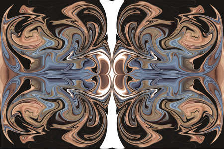 Abstract collage with the use of color distortion and layer shape for a better effect of imagination.の写真素材