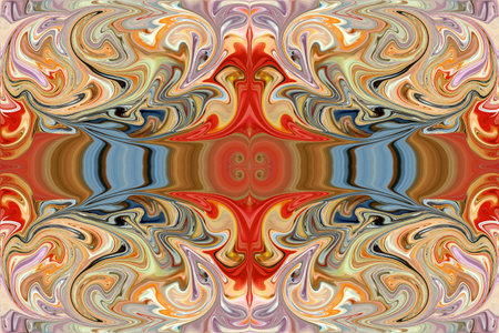 Abstract collage using color distortion and layer shape for a better effect of imagination.の写真素材