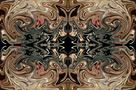 Abstraction and collage in one with distortion of color and shape of the layer, all for deepening the imagination.の写真素材