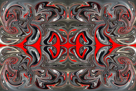 Collage in abstraction using distortion of color and layer shape to sharpen the imagination.の写真素材