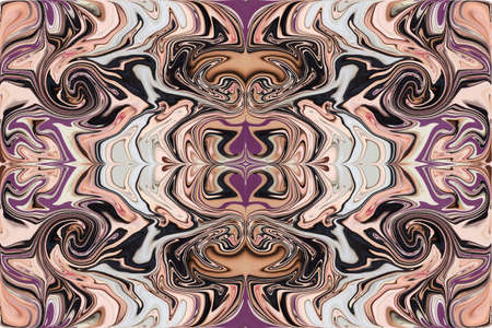 Abstraction in collage using color distortion and layer shape.の写真素材