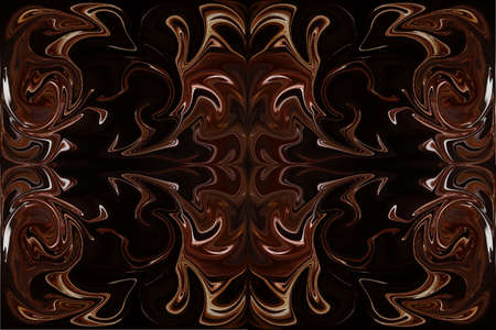 An abstraction with a collage that uses distortion of the color and shape of the layer.の写真素材