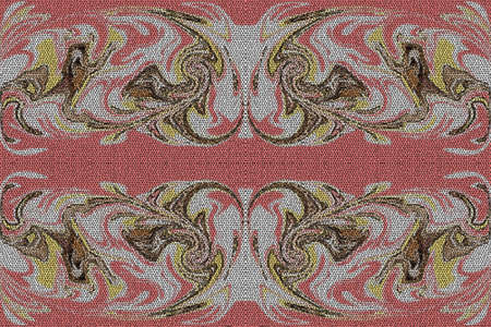 Abstraction and collage in one using distortion of color and layer shape along with repetition.の写真素材