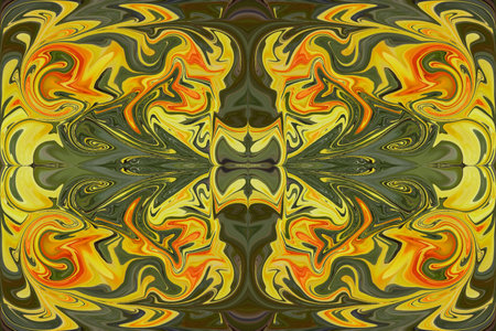 mixed color pattern ornament kaleidoscope abstract background.の写真素材