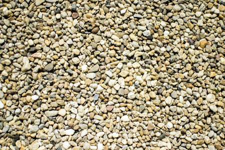Small colored Gravel stone path for backgroundの写真素材