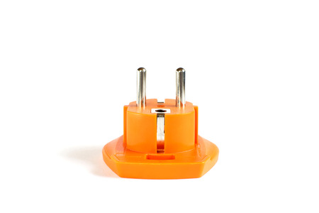 Orange travel plug multi adapterの写真素材
