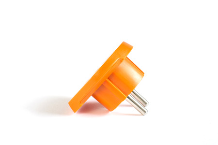 Orange travel plug multi adapterの写真素材
