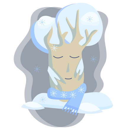 SEASONS OF THE YEAR SERIES. Cartoon cute Treesのイラスト素材