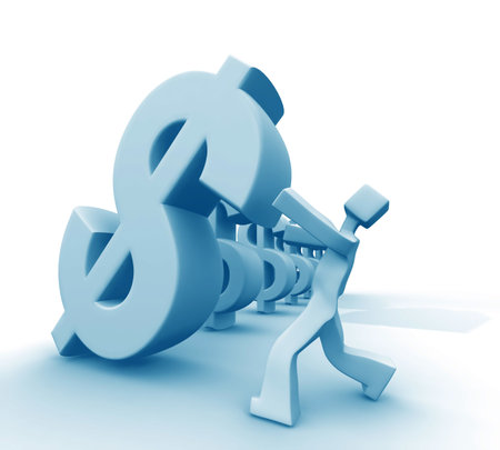 Dollar Dropの写真素材