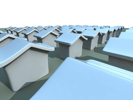 House and property concept 3d illustrationの写真素材