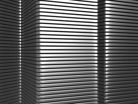 Silver aluminium stripe pattern 3d backgroundの写真素材