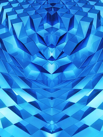 Abstract dynamic block background 3d illustrationの写真素材