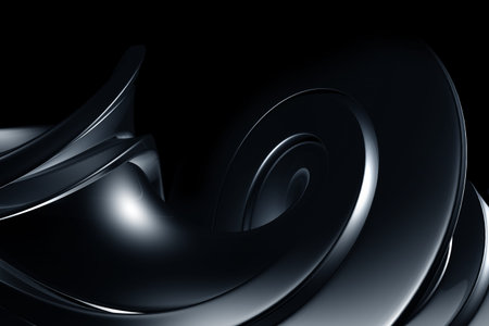 Luxury whirlpool abstract background 3d illustrationの写真素材